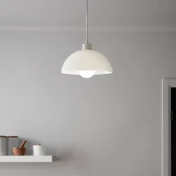 Suspension Songor GoodHome blanc IP20 E27