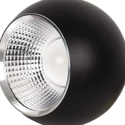 Suspension sphérique LED 20W Noir