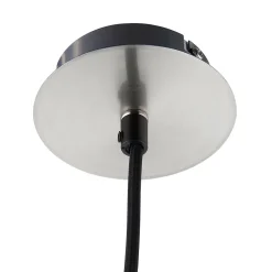 Suspension Suartone LED intégrée argent