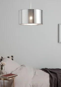 Suspension Tectit GoodHome E27 argent brillant