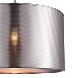 Suspension Tectit GoodHome E27 argent brillant