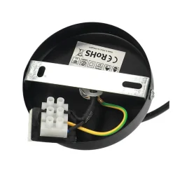 Suspension TENE E27 noire mate lampe à suspendre vintage, industrielle, rétro en acier EDO777175