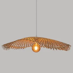 Suspension Tess - bambou et métal - D75 cm - Atmosphera