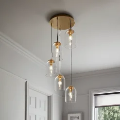 Suspension Thestias 5 ampoules E14 IP20