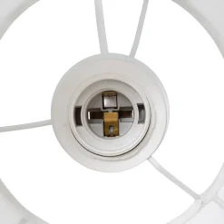 Suspension Tobie coton blanc D37cm - Atmosphera