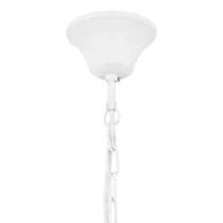 Suspension Tulou 5 ampoules E14 IP20 blanc