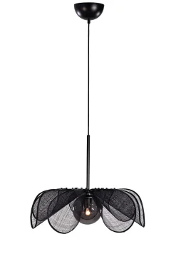 Suspension 1xE27, max. 40W, diam 63 cm, Noir et verre fumé - Markslöjd - Styrka