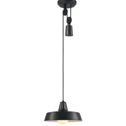Suspension Yarra GoodHome E27 noir mat