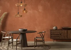 Suspension YUNKAI en papier avec 3xE27 - Naturel - Lucide