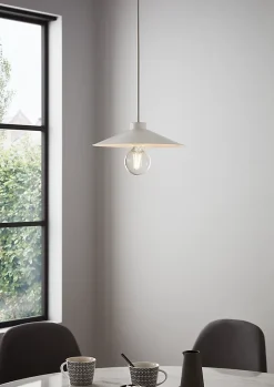 Suspension Zanbar GoodHome blanc IP20 E27