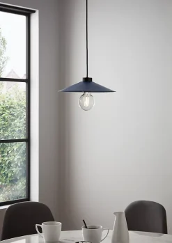 Suspension Zanbar GoodHome IP20 E27 bleu