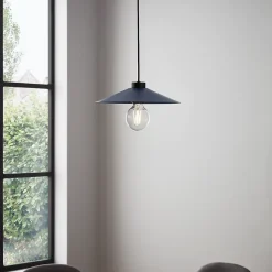 Suspension Zanbar GoodHome IP20 E27 bleu