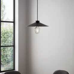 Suspension Zanbar GoodHome noir IP20 E27