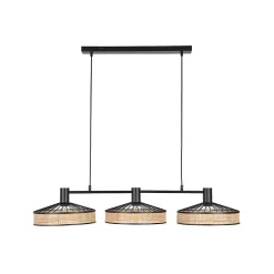 Suspension Zelie 3 lumières E27 40W IP20 L.100xH.113cm Corep