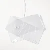 Suspensions Agnese blanches 2XE27 max 2X52W IP20 - Plafonnier LED design moderne