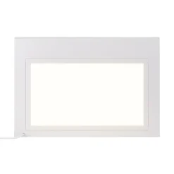 Tablette avec LED integrées de dessous de meuble haut GoodHome Caraway blanc l. 46,4 cm x L. 31,9 cm x H. 18,2 mm