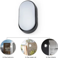 TARTARUGA-XL2: applique LED 1000 lumen. Livrée avec 2 covers (blanc et noir). IP54