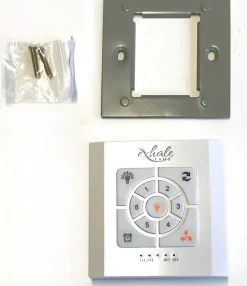 TELECOMMANDE MURALE FIXE A PILES POUR VENTILATEUR DE PLAFOND