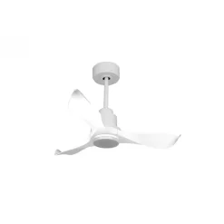 Tenerife de KlassFan - Super destratificateur et ventilateur DC 106 cm Blanc pales blanches Lumière dimmable 10 à 20 m²