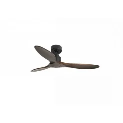 Tenerife de KlassFan - Super destratificateur et ventilateur DC 132 cm Gris basalte pales bois sombre sans Lumière 25 à 40 m²