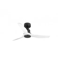 Tenerife de KlassFan - Super destratificateur et ventilateur DC 127 cm Gris basalte pales blanches sans Lumière 25 à 35 m²
