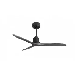 Tenerife Ring - Super destratificateur et ventilateur DC 132 cm Gris basalte pales bois gris sans Lumière 25 à 35 m²