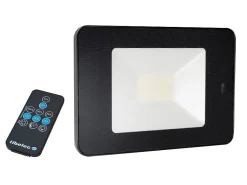 TIBELEC Projecteur À Fixer À Détection Extérieur Led Intégrée 4400 Lm Noir