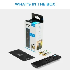 Télécommande WiZmote Philips 13.5 x 7 cm noir