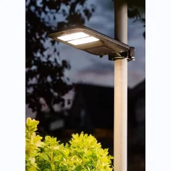Tête de lampadaire solaire 2000 Lumens avec détecteur de présence