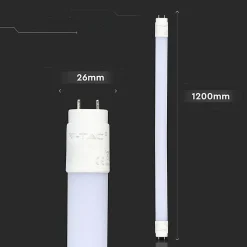 Tube LED T8 G13 120cm 18W pour Boulangerie - Alimenté 1 Côté - SILAMP