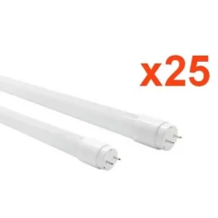Tube Néon LED T8 120cm 12W (Pack de 25) - Blanc Neutre 4000K - 5500K - SILAMP
