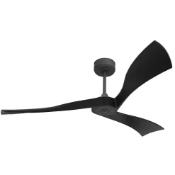 Twist, Ventilateur déstratificateur d'air, pales bois noir166 Cm Moteur noir, sans lumière