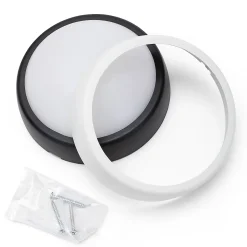 UBLO2: applique LED ronde, 700 lumen, IP54. Fournie avec 2 covers