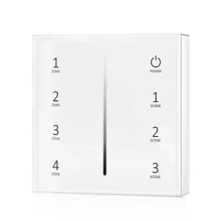 Variateur Tactile Monochrome RF en Saillie 4 Zones - SILAMP