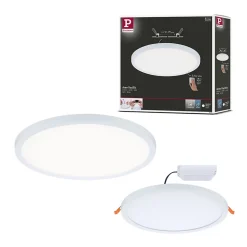 VariFit Panneau encastré LED 3-Step-Dim Areo IP44 rond 230mm 16W 1400lm 4000K Blanc gradable