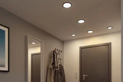 VariFit Panneau encastré LED 3-Step-Dim Areo IP44 rond 175mm 13W 1300lm 4000K Noir gradable