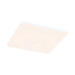 VariFit Panneau encastré LED Veluna Edge IP44 carré 200x200mm 17W 1500lm 3000K Blanc gradable