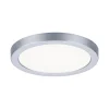 VariFit Panneau encastré LED Areo IP44 rond 118mm 6,5W 500lm 4000K Chrome mat