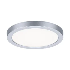 VariFit Panneau encastré LED Areo IP44 rond 118mm 6,5W 500lm 4000K Chrome mat