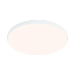 VariFit Panneau encastré LED Veluna Edge IP44 rond 120mm 8,5W 650lm 3000K Blanc