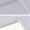 VariFit Panneau encastré LED Veluna Edge IP44 carré 120x120mm 8,5W 650lm 4000K Blanc