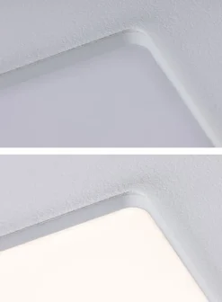 VariFit Panneau encastré LED Veluna Edge IP44 carré 120x120mm 8,5W 650lm 4000K Blanc