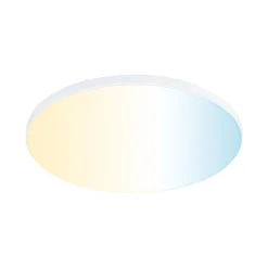 VariFit Panneau encastré LED Smart Home Zigbee 3.0 Veluna Edge IP44 rond 160mm 15,5W 1000lm Tunable White Blanc gradable