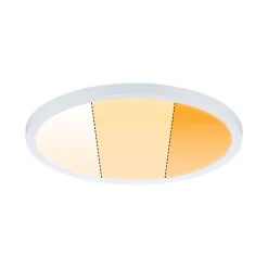 VariFit Panneau encastré LED Dim to Warm Areo IP44 rond 230mm 16W 1400lm 3 Step Dim to warm Blanc dépoli gradable