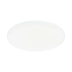 VariFit Panneau encastré LED Veluna Edge IP44 rond 200mm 17W 1500lm 4000K Blanc gradable