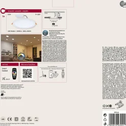 VariFit Panneau encastré LED Smart Home Zigbee 3.0 Areo IP44 rond 230mm 16W 1400lm Tunable White Blanc gradable