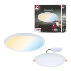 VariFit Panneau encastré LED Smart Home Zigbee 3.0 Areo IP44 rond 230mm 16W 1400lm Tunable White Blanc gradable
