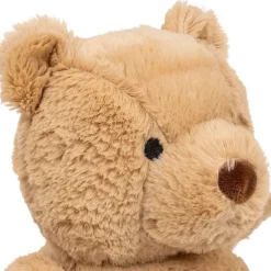 Veilleuse à pile multifonctions H.27cm peluche marron - Atmosphera