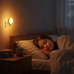 Veilleuse à prise Panda 1W, 30 lm, IP20, 2CCT, ANDY-couleur aléatoire : rose / bleu / vert / rouge