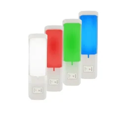 Veilleuse à prise Panda 1W, 30 lm, IP20, 2CCT, ANDY -couleur aléatoire : rose / bleu / vert / rouge